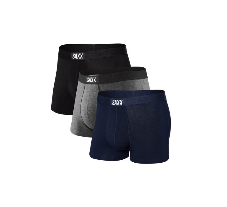 Saxx Vibe Super Soft (3 Pack) Comfort Blend Trunk 3"