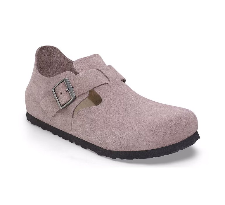 Birkenstock London Suede Leather Regular Fit