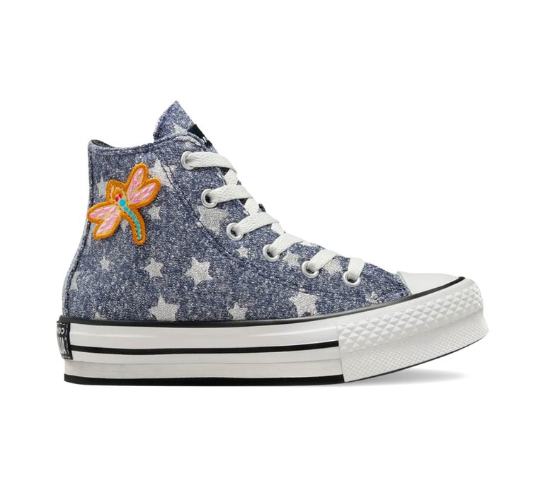 Converse X CORALINE Chuck Taylor All Star EVA Lift Junior High Top Fresh Blueberry