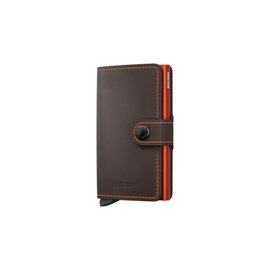 Secrid Miniwallet Matte Trufﬂe & Orange