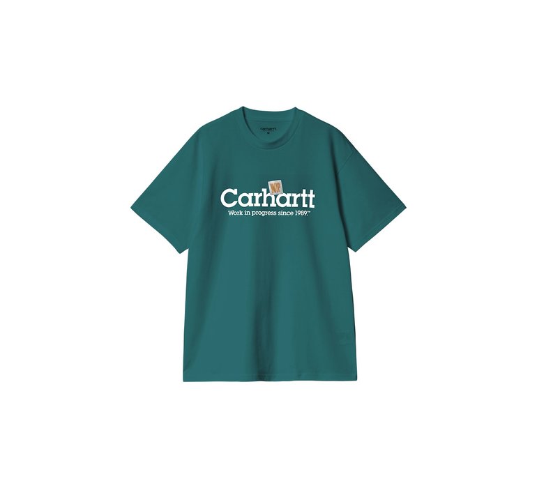 Carhartt WIP S/S Label Script T-Shirt Malachite