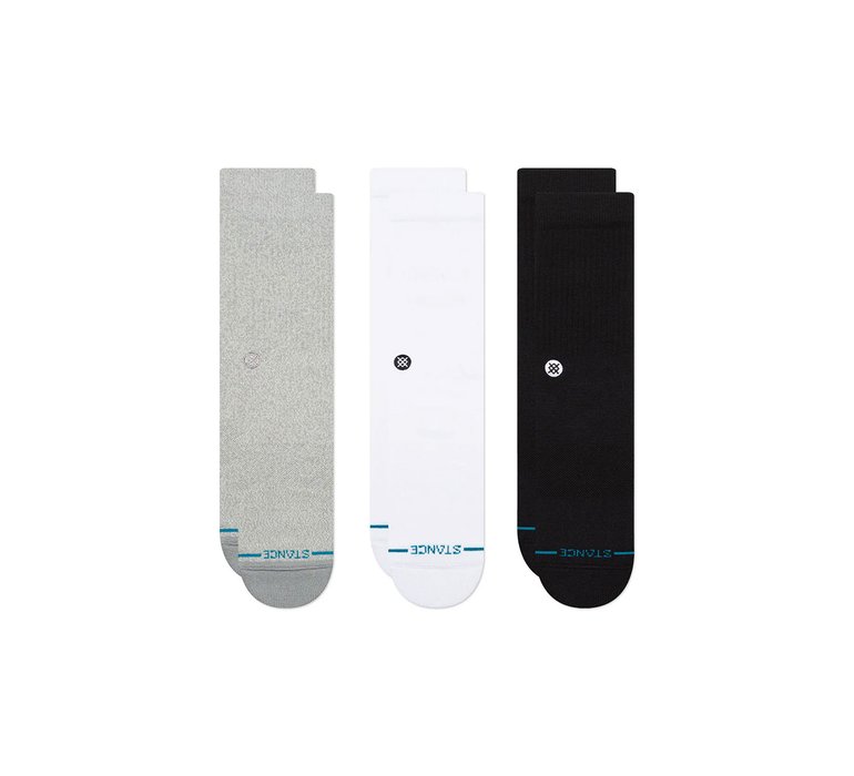 Stance Icon Crew Sock 3 Pack