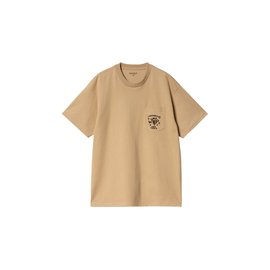 Carhartt WIP S/S Fragments Pocket T-Shirt Dusty H Brown