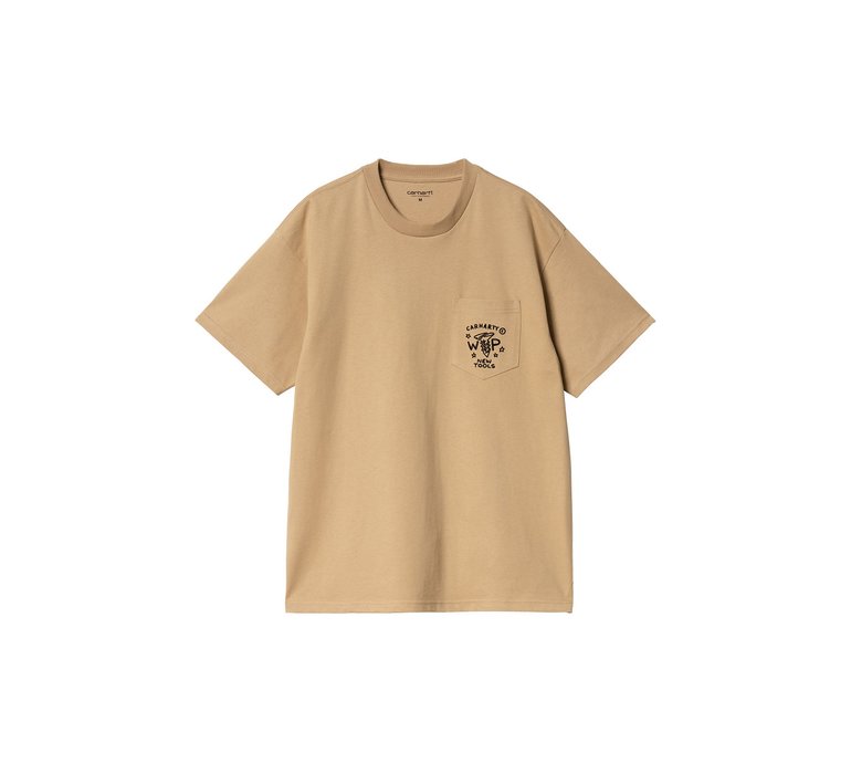 Carhartt WIP S/S Fragments Pocket T-Shirt Dusty H Brown