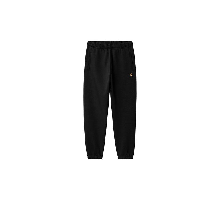 Carhartt WIP Chase Sweat Pant Black Gold