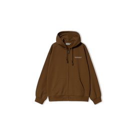 Carhartt WIP Hooded Runaway Sweat Jacket Hamilton Brown