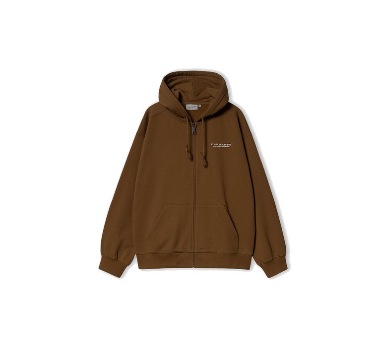 Carhartt WIP Hooded Runaway Sweat Jacket Hamilton Brown