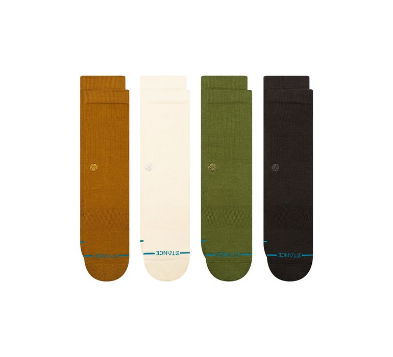 Stance Icon Crew Sock 4 Pack