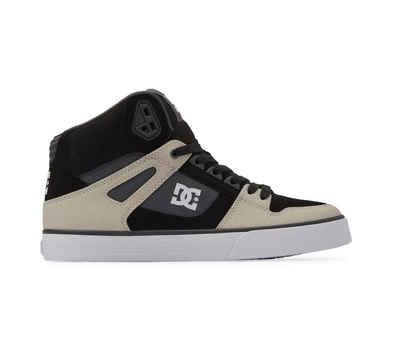 DC Shoes Pure High Top Black Grey Brown