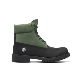 Timberland 6 In Premium WP Boot Black Nubuck Green